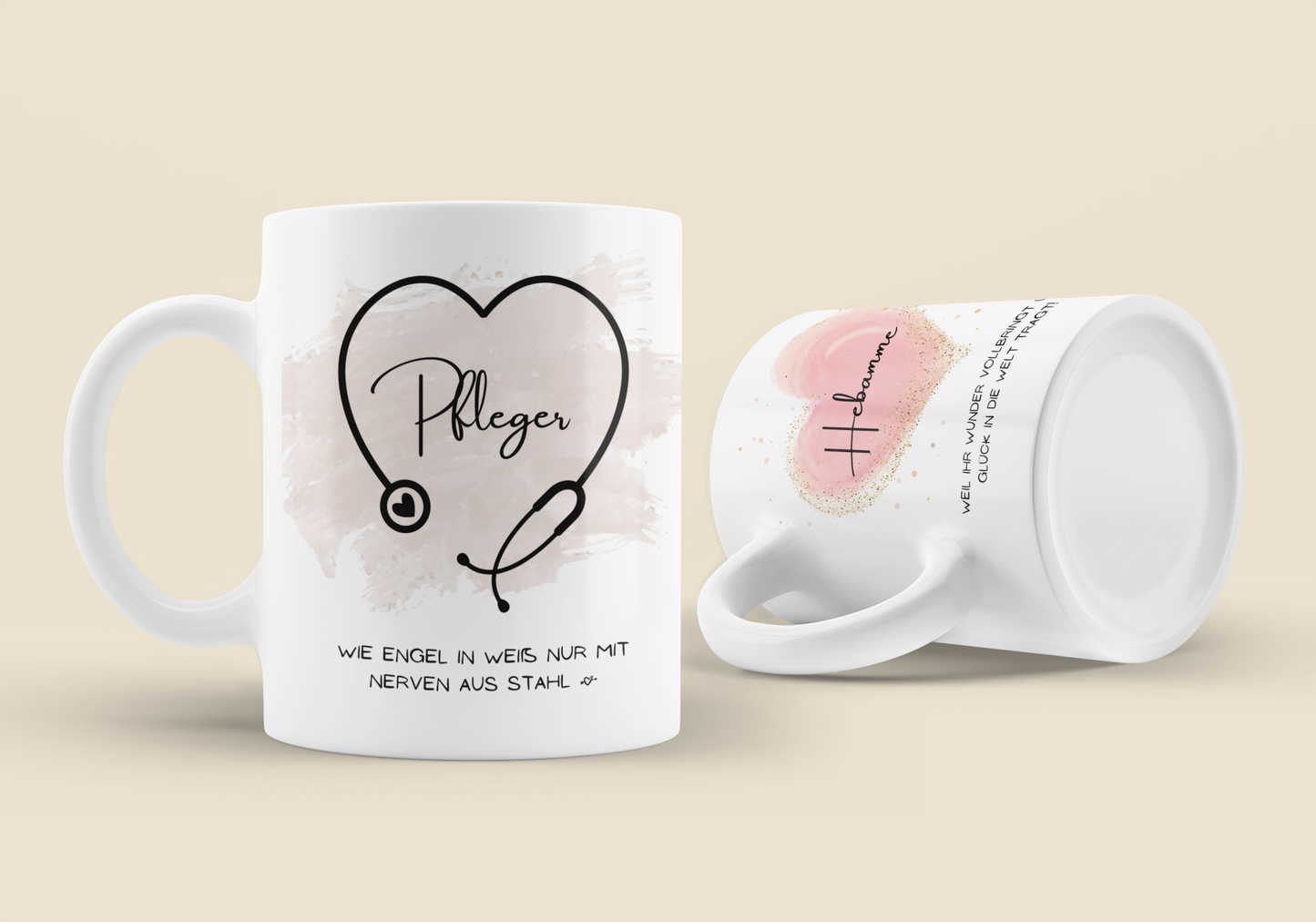 Dankeschön-Tasse für deine Hebamme - Ein besonderes Geschenk 🌷☕